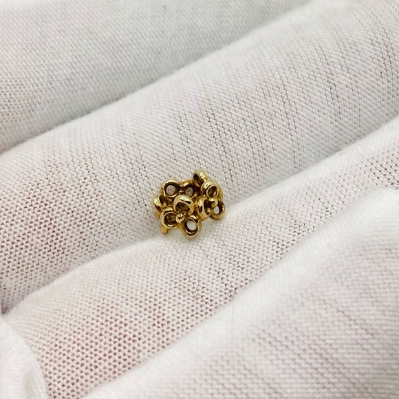 Pandora 750451 Solid 14k Yellow Gold Trinity Spacer - Picture 4 of 10